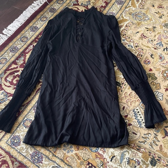 Free People Black Vienna Black Dress - Picture 6 of 7